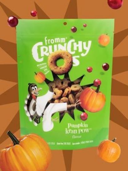 Fromm® Crunchy Os Pumpkin Kran Pow™ Flavor Dog Treats Recklessly Crunchy Dog Treats™