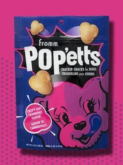 Fromm® Pop'etts Crispy-Airy Cranberry Flavor Cracker Snacks for Dogs