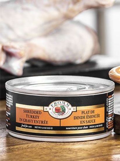 Fromm Four-Star Nutritionals Shredded Turkey in Gravy Entrée Cat Food