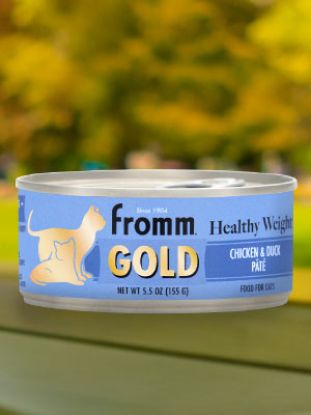 Healthy Weight Gold Chicken and Duck Pâté Cat Food