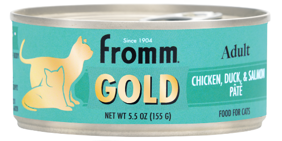 Adult Gold Chicken, Duck, and Salmon Pâté Cat Food 5.5 oz