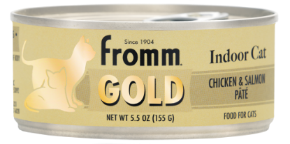 Indoor Gold Chicken and Salmon Pâté Cat Food 5.5 oz