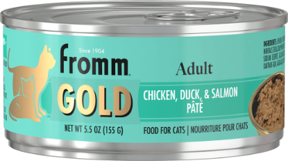 Adult Gold Chicken, Duck, and Salmon Pâté Cat Food 5.5 oz