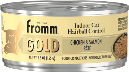 Indoor Gold Chicken and Salmon Pâté Cat Food 5.5 oz