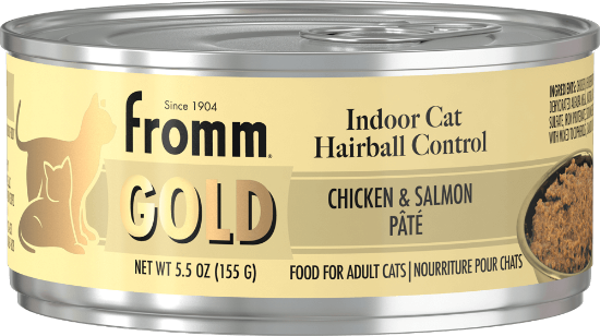 Indoor Gold Chicken and Salmon Pâté Cat Food 5.5 oz