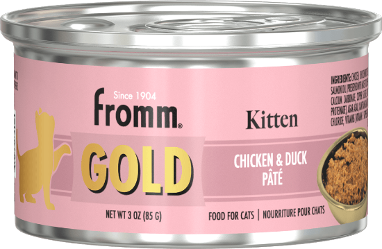 Kitten Gold Chicken and Duck Pâté Cat Food 3 oz