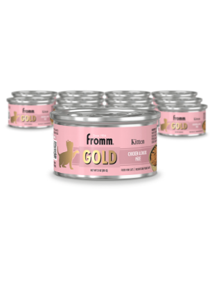 Kitten Gold Chicken and Duck Pâté Cat Food 12/3 oz