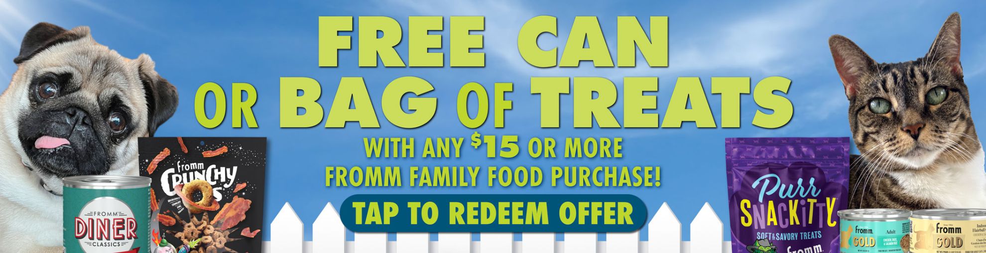 OFFER F3633 F3636 Free Can or Bag of Treats with $15 or More Dry Food Purchase