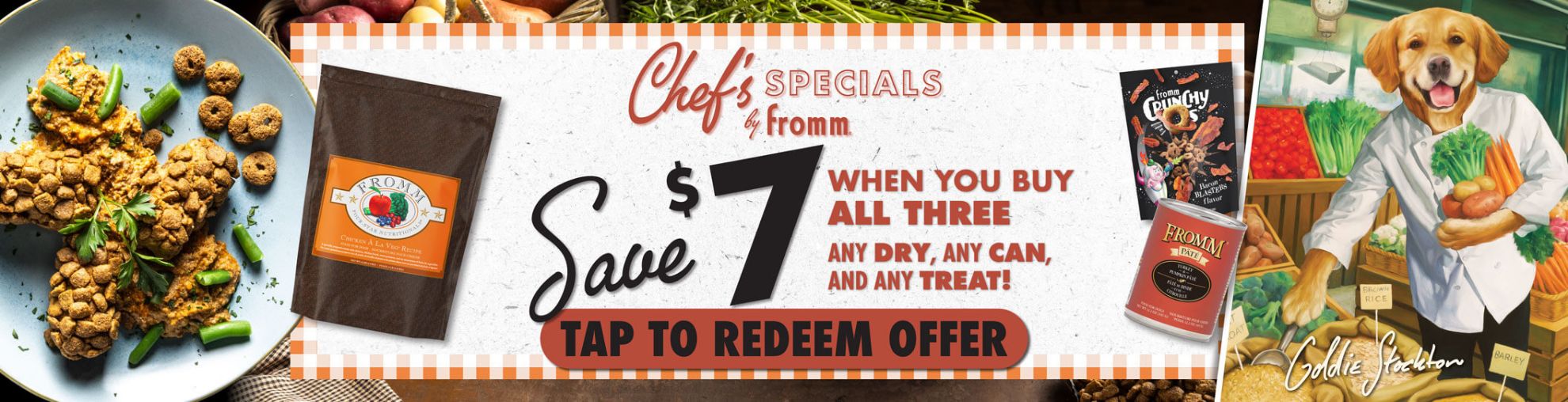 OFFER F3628 Save $7 when you purchase any dry, any can, and any treat