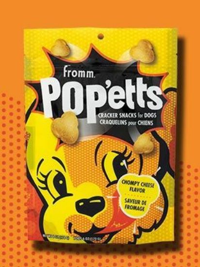 Fromm® Pop'etts Chompy Cheese Flavor Cracker Snacks for Dogs