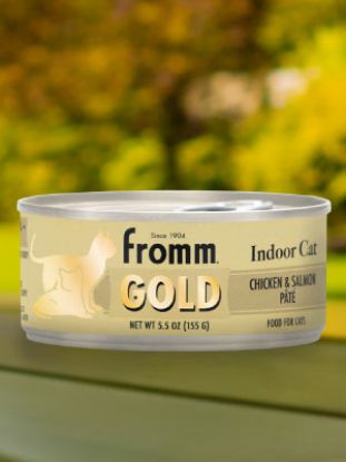 Indoor Gold Chicken and Salmon Pâté Cat Food